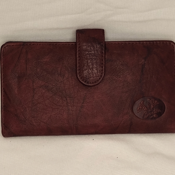 Buxton Bags Buxton Leather Heiress Checkbook Wallet Poshmark